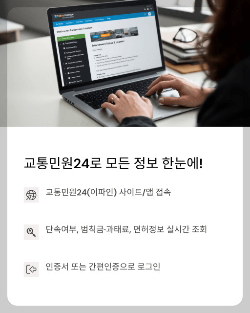 교통민원24 모든정보